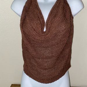 Slouchy Knit tank top